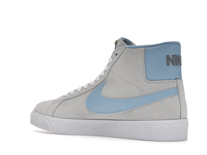 Nike SB Blazer Mid Soft Grey Baby Blue