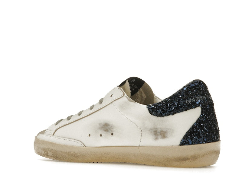 Golden Goose Super-Star White Blue Glitter (Women's)