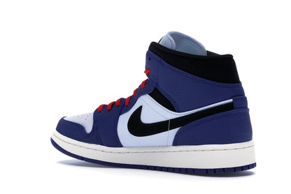 Jordan 1 Mid Deep Royal Blue Black
