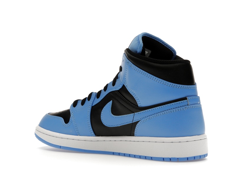 Jordan 1 Mid University Blue Black