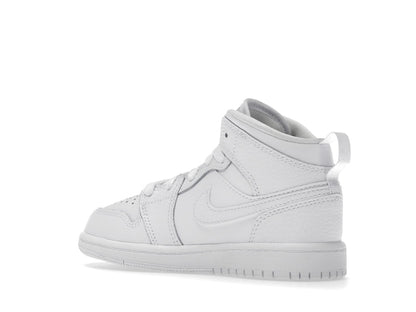 Jordan 1 Mid Triple White (2021) (PS)