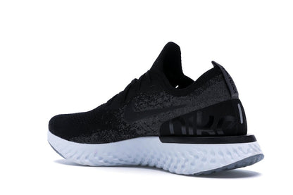 Nike Epic React Flyknit Black Dark Grey