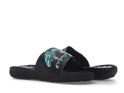 adidas Reptossage Hook-And-Loop Slides Yu-Gi-Oh! Blue Eyes White Dragon