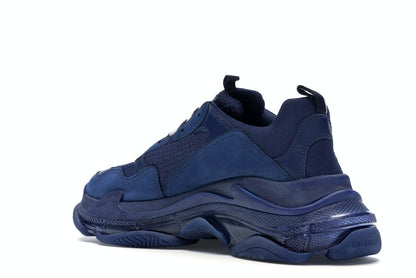Balenciaga Triple S Clear Sole Navy