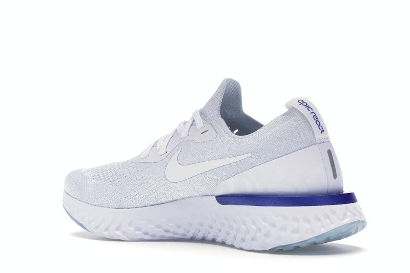 Nike Epic React Flyknit White Racer Blue (Women's)