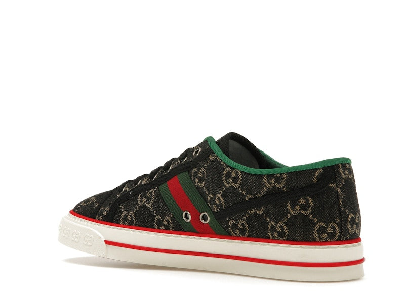 Gucci Tennis 1977 GG Logo Black Multi