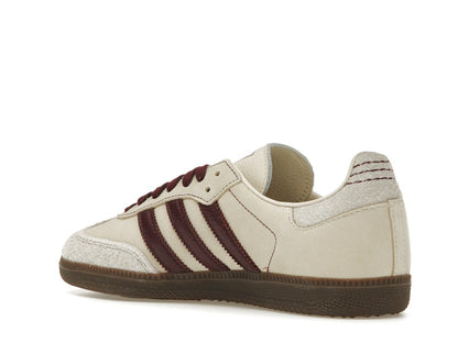 adidas Samba OG Wonder White Maroon (Women's)