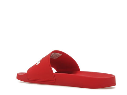 Balenciaga Pool Slide Red White