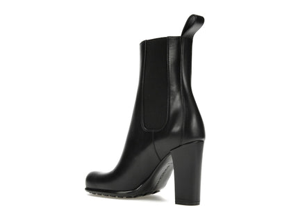 Bottega Veneta Storm Moulded Toe Leather Chelsea Boot Black (Women's)