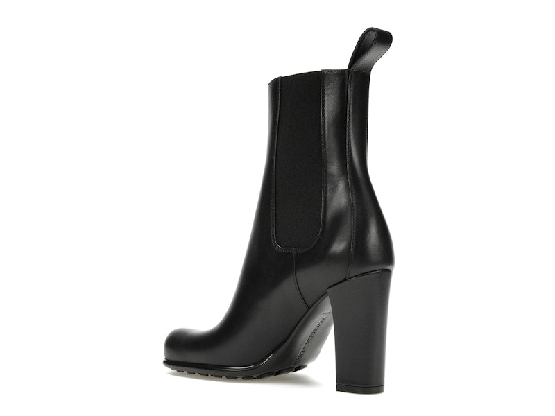 Bottega Veneta Storm Moulded Toe Leather Chelsea Boot Black (Women's)
