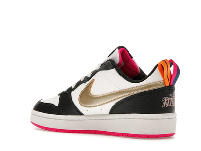Nike Court Borough Low 2 Off Noir Pink Prime (GS)