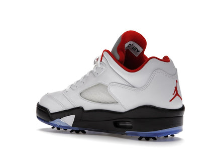 Jordan 5 Retro Low Golf Fire Red (Silver Tongue)