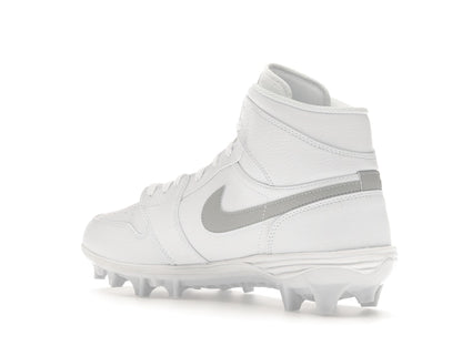 Jordan 1 Mid TD Cleat White Grey Fog