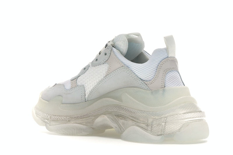 Balenciaga Triple S White Clear Sole (Women's)