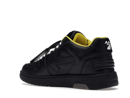 OFF-WHITE Out Of Office "OOO" Low Tops For Walking Black Yellow