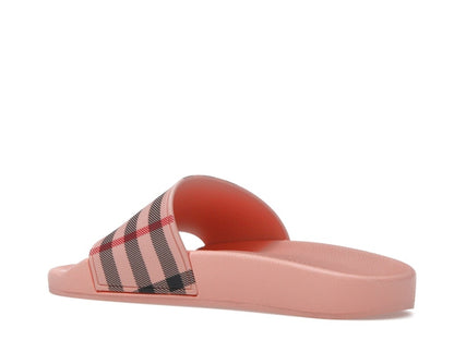 Burberry Furley Slides Vintage Check Pink (Women's)