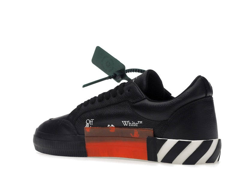 OFF-WHITE Vulc Low Leather Black White SS22