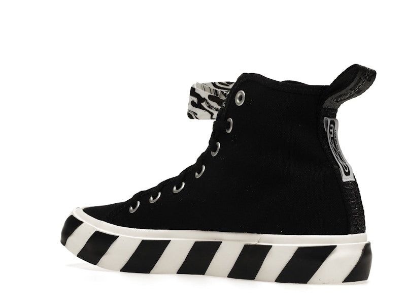 OFF-WHITE Vulcanized Mid Top Black White