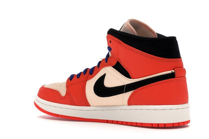 Jordan 1 Mid Team Orange Black