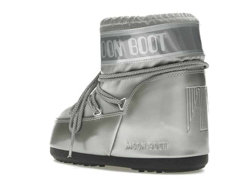 Moon Boot Icon Low Boot Glance Silver