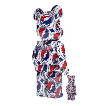 Bearbrick x Grateful Dead (Steal Your Face) 100% & 400% Set