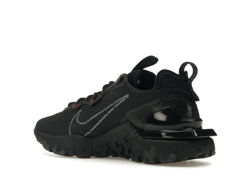 Nike React Vision Black Grey Swoosh