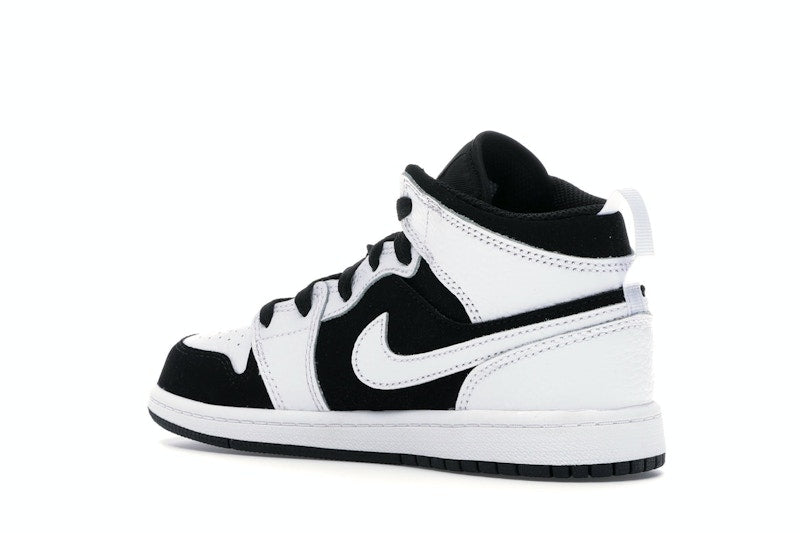Jordan 1 Mid White Black (PS)