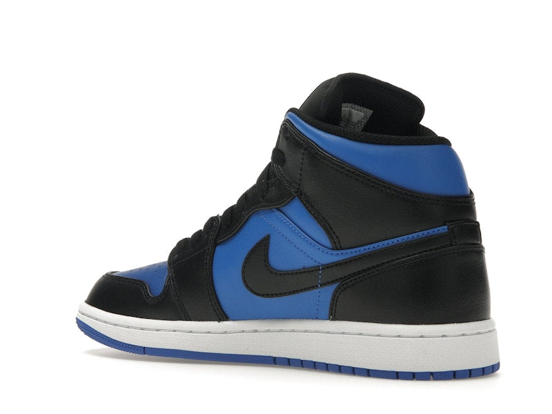 Jordan 1 Mid Black Royal Blue