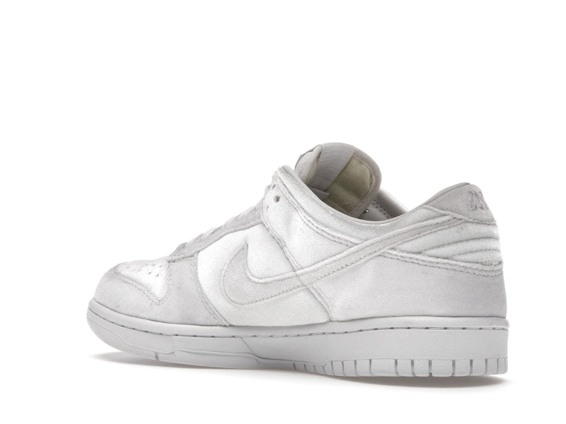 Nike Dunk Low Dover Street Market Triple White Velvet