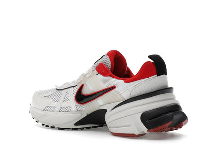 Nike V2K Run Metallic White University Red