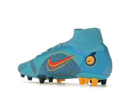 Nike Mercurial Superfly 8 Elite AG Chlorine Blue Laser Orange