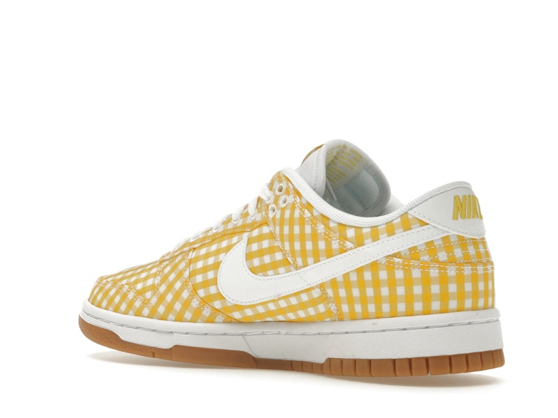 Nike Dunk Low Yellow Gingham (Women's)