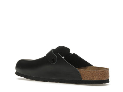 Birkenstock Boston Natural Leather Black