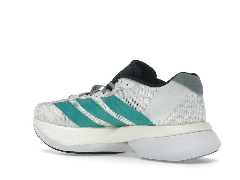 adidas Adizero Boston 13 White Pure Teal