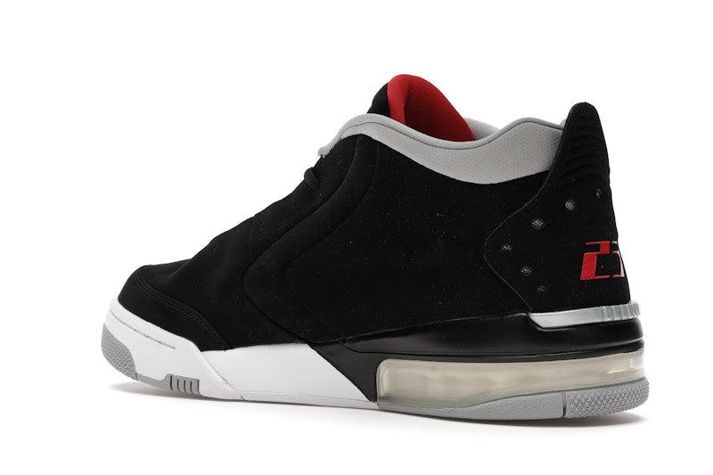 Jordan Big Fund Black Metallic Silver University Red