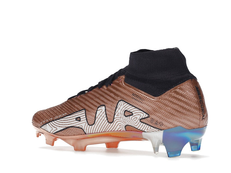 Nike Zoom Mercurial Superfly 9 Elite KM FG Metallic Copper