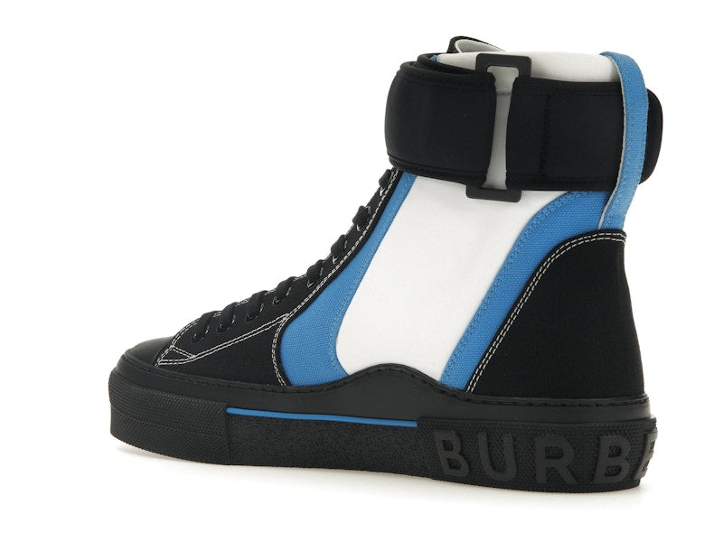 Burberry Sub High-Top Laced-Up Trainer Black Blue White