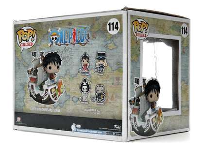 Funko Pop! Rides One Piece Luffy with Thousand Sunny 2022 Winter Convention Exclusive Figure #114