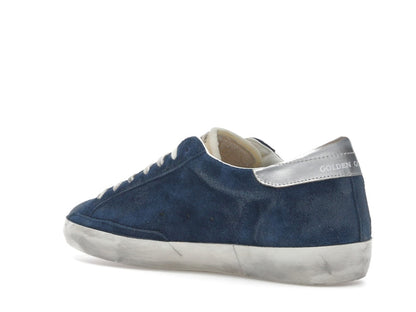 Golden Goose Super-Star Aviator Blue Cream Silver