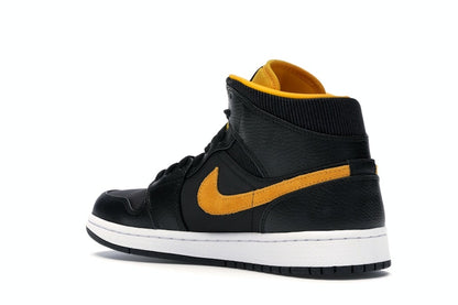 Jordan 1 Mid Black University Gold