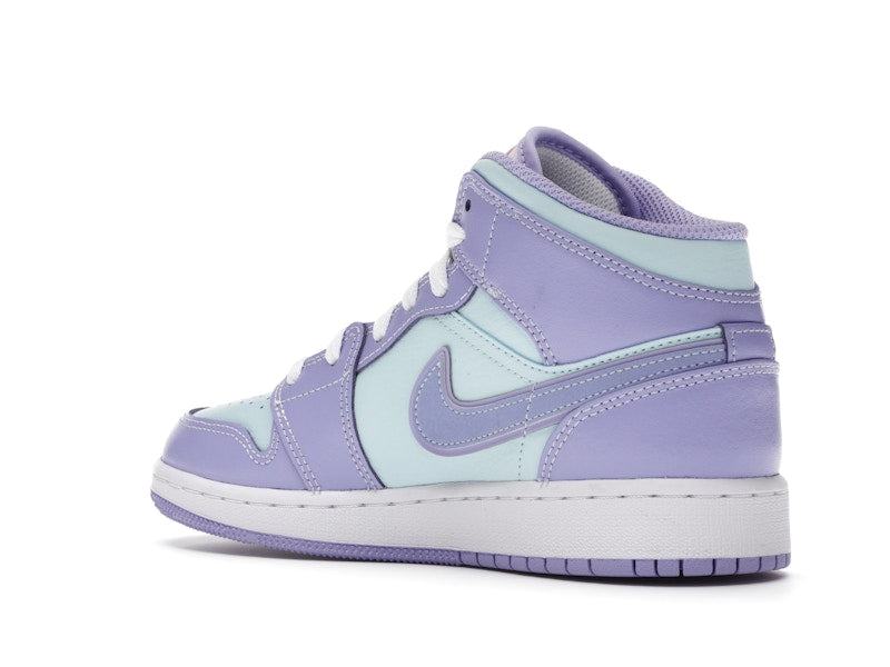Jordan 1 Mid Purple Aqua (GS)