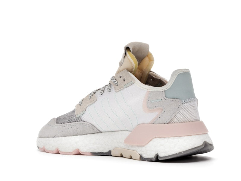 adidas Nite Jogger White Mint Pink (Women's)
