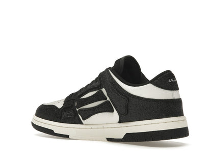 AMIRI Skel Top Low Shimmer Black White