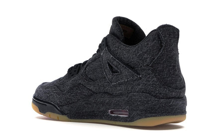 Jordan 4 Retro Levi's Black (GS) (Blank Tag)