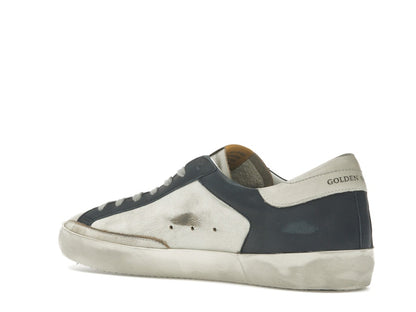 Golden Goose Super Star White Dark Blue Gun Metal