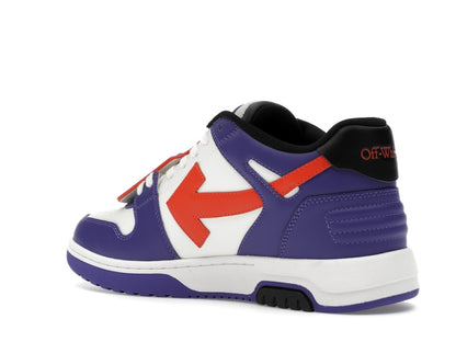 OFF-WHITE Out Of Office OOO Low Tops White Purple Orange