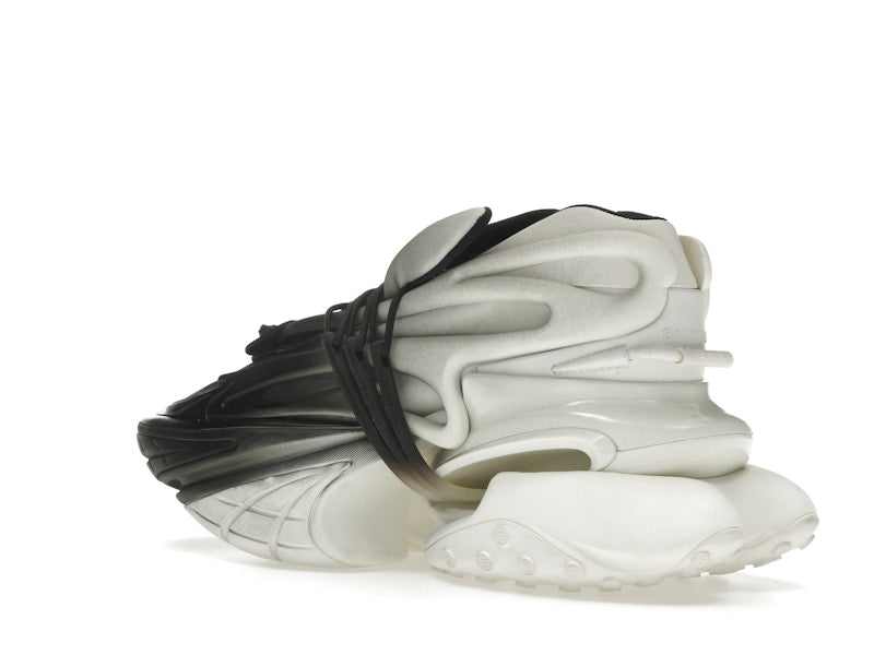 Balmain Unicorn Low-Top White Black Gradiant