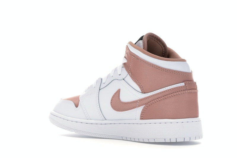 Jordan 1 Mid White Rose Gold (GS)
