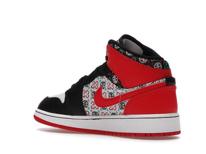 Jordan 1 Mid SE Ugly Christmas Sweater (GS)