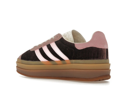 adidas Gazelle Bold Shadow Brown Warm Clay Glow Pink (Women's)